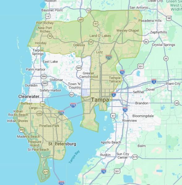 CHAUFUR Pet Services Extended Service Area